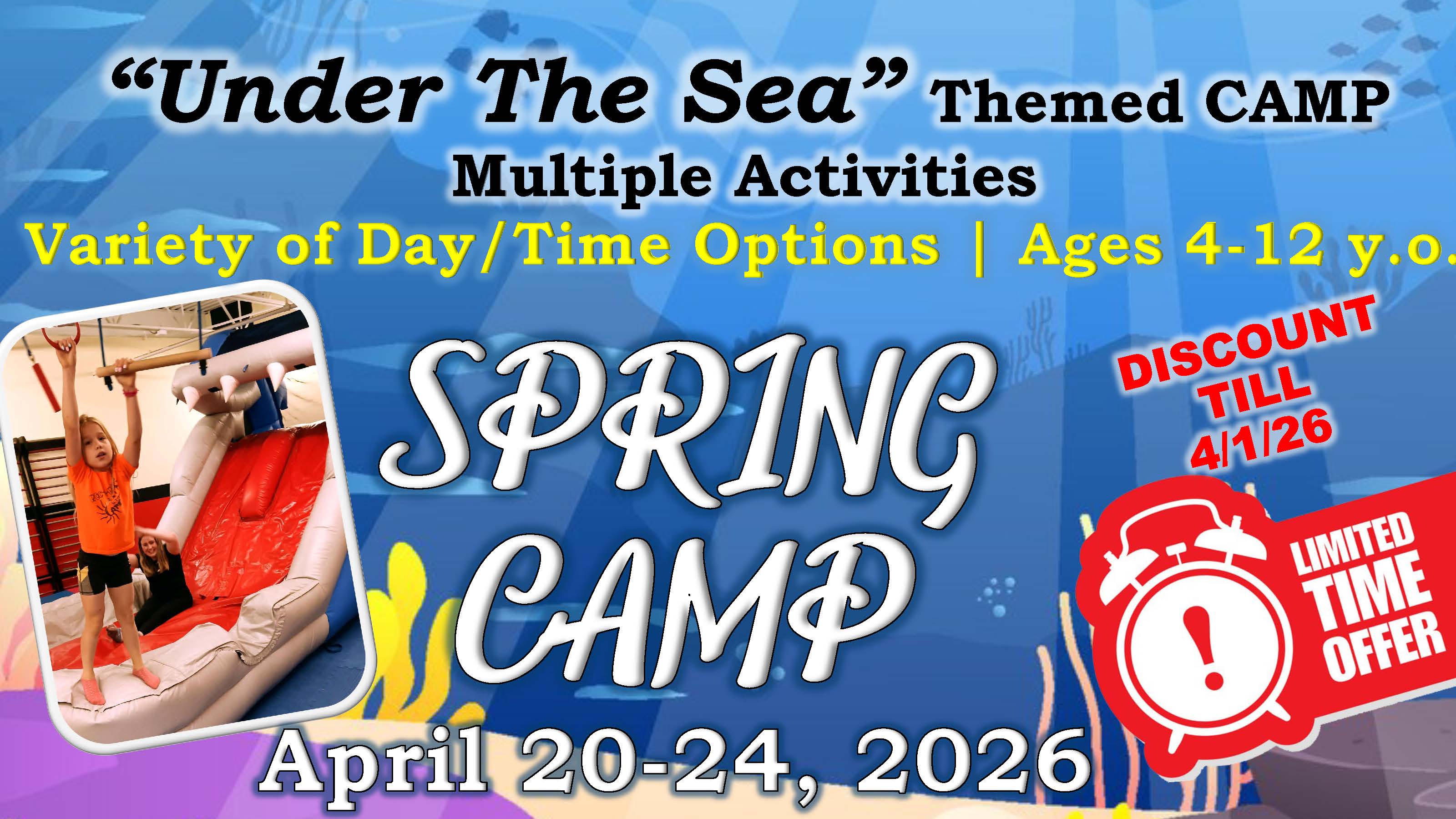 Under the See Spring Camp 2026 - Registration is now open!